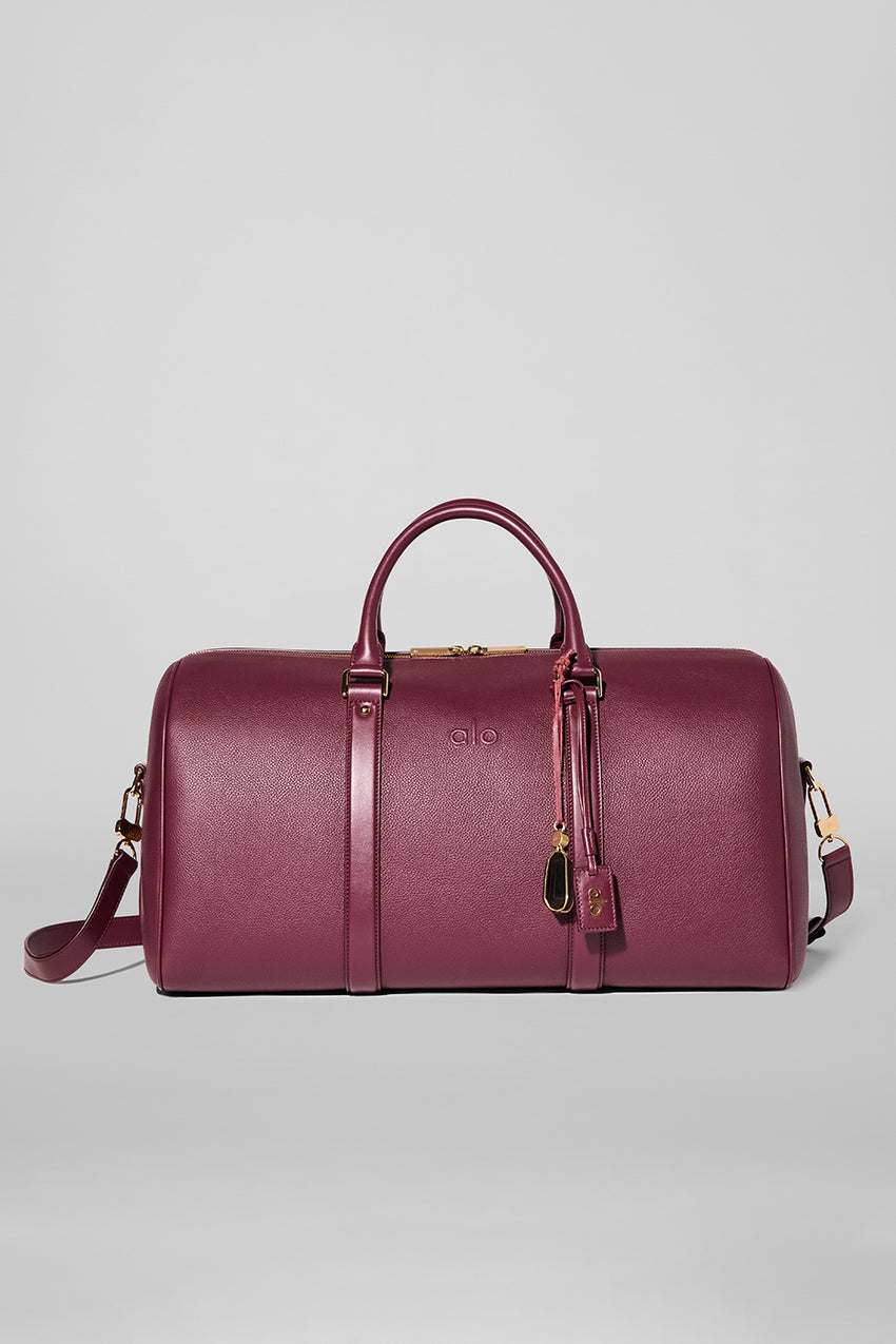ALO Voyage Duffle - Bordeaux Leather
