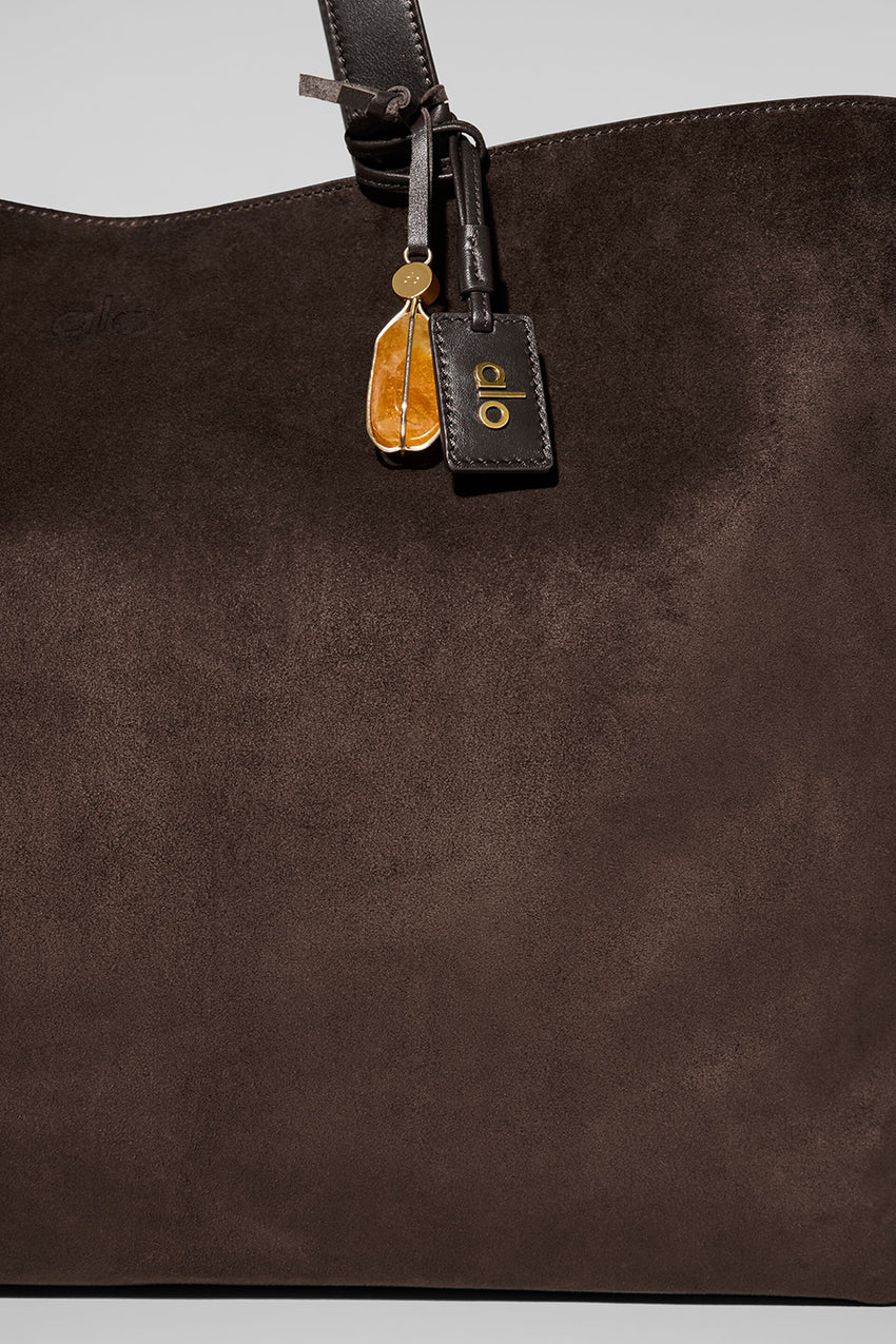 ALO Tranquility Tote - Espresso Suede