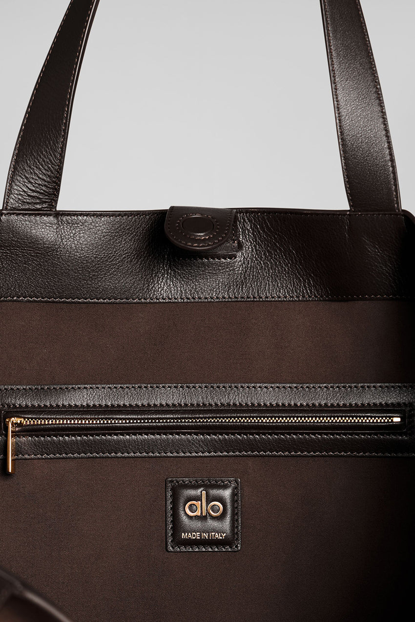 ALO Tranquility Tote - Espresso Suede