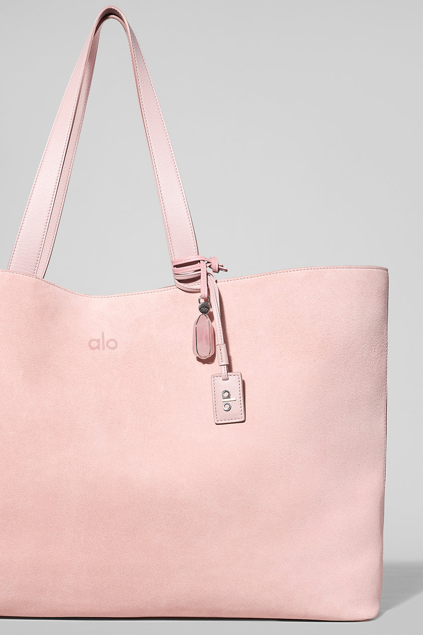 ALO Tranquility Tote - Pink Champagne Suede