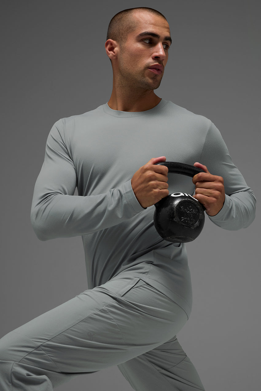 Conquer Reform Crewneck Long Sleeve - Lunar Grey