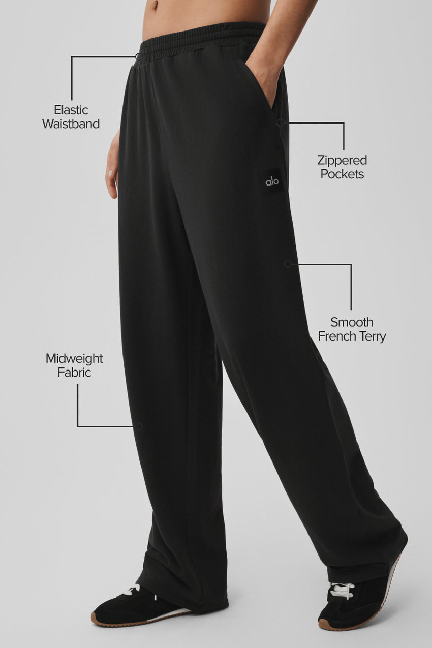 Double Take Straight Leg Pant - Black