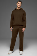Scholar Hooded Sweater - Espresso