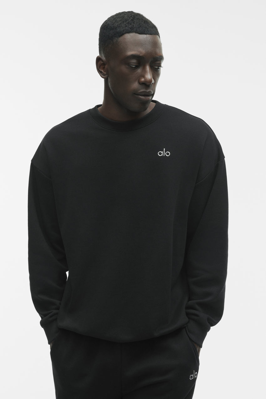 Accolade Crew Neck Pullover - Black