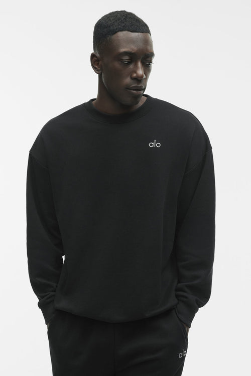 Accolade Crew Neck Pullover - Black