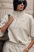 Accolade 1/4 Zip Pullover - Oatmeal Heather