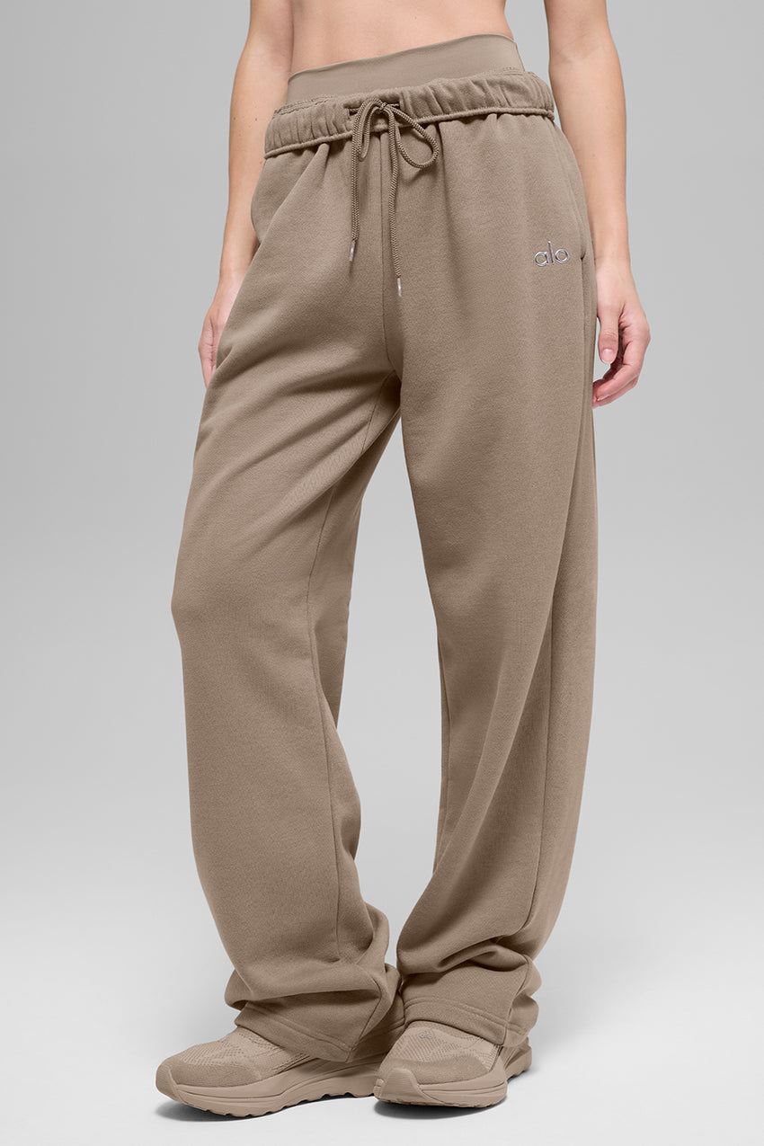 Accolade Straight Leg Sweatpant - Gravel