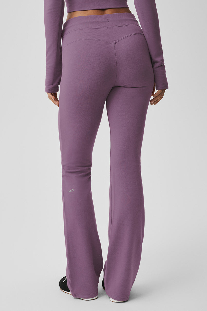 Sway Bootcut Sweatpant - Plum Kiss
